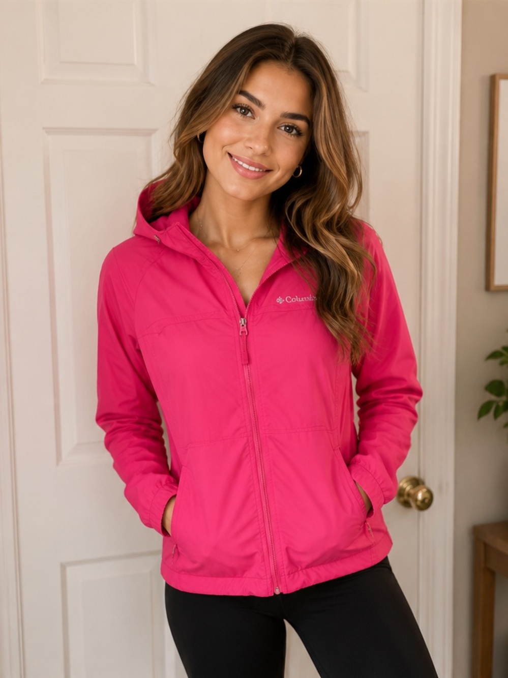 Columbia Women's‎ Vibrant Pink Hooded Jacket